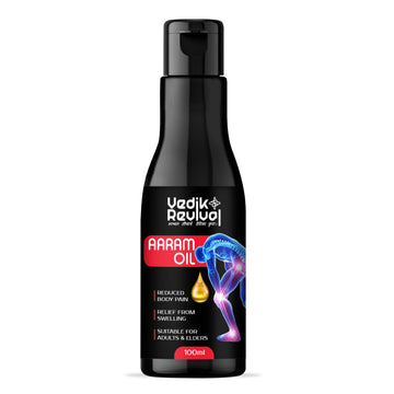 Vedik Revival – AARAM OIL | 100% Natural Pain Relief Oil for Joint, Back, Neck & Muscle Pain  | FDA Approved