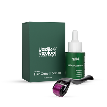 Advanced Hair Growth Serum with Redensyl 3%, Anagain, Procapil, Capixyl | Baldness Recovery & Hair Regrowth | FREE 0.5mm Derma Roller | 11,800 New Hair in 60 Days | Men & Women Safe