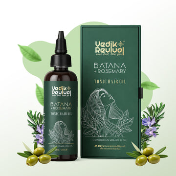 Batana Hair +Rosemary Oil with  Free Batana+Rosemary  hair growth  Shampoo (100+100 ml)