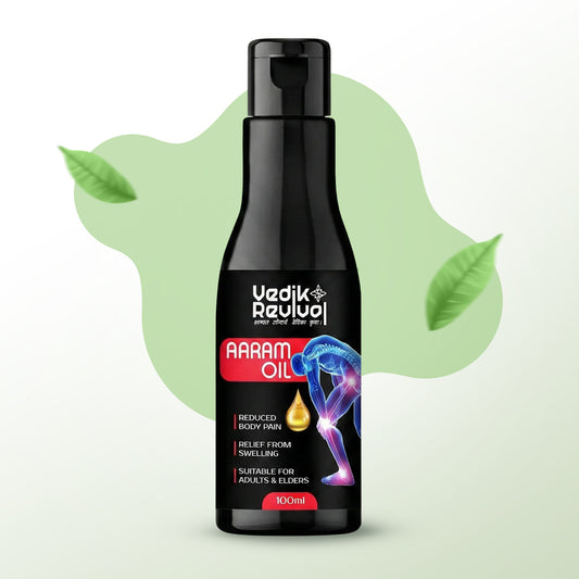 Vedik Revival – AARAM OIL | 100% Natural Pain Relief Oil for Joint, Back, Neck & Muscle Pain  | FDA Approved