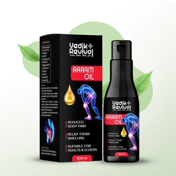 Vedik Revival – AARAM OIL | 100% Natural Pain Relief Oil for Joint, Back, Neck & Muscle Pain  | FDA Approved