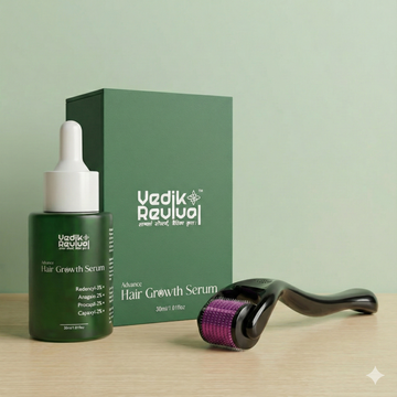 Advanced Hair Growth Serum with Redensyl 3%, Anagain, Procapil, Capixyl | Baldness Recovery & Hair Regrowth | FREE 0.5mm Derma Roller | 11,800 New Hair in 60 Days | Men & Women Safe