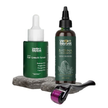 Oil + Serum + Derma Roller