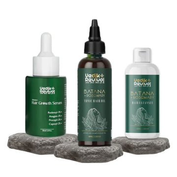 Oil + Serum + Shampoo